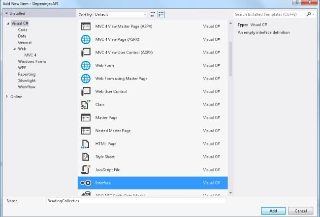 Add Interface
