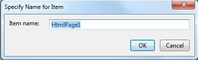 Change name of the page
