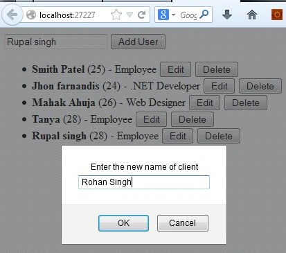 Edit Existing User