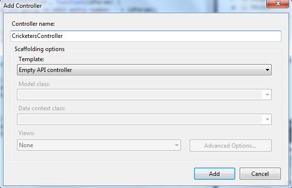 Add API Controller