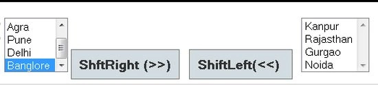 Move items Right to Left