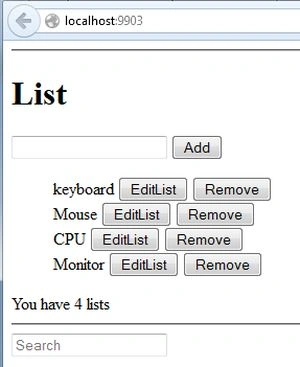 Add product in List