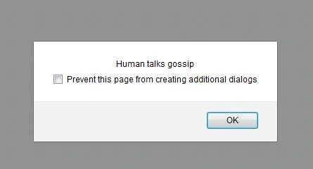 Display one object message