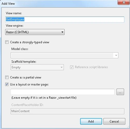 Create View
