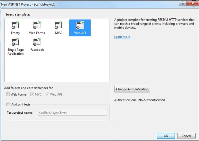 Select Web API