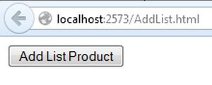 Display Add List Button