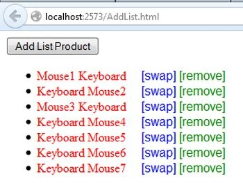 Swap the Items