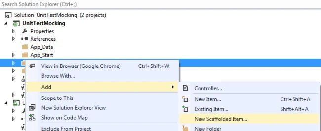 Add Scaffold Item