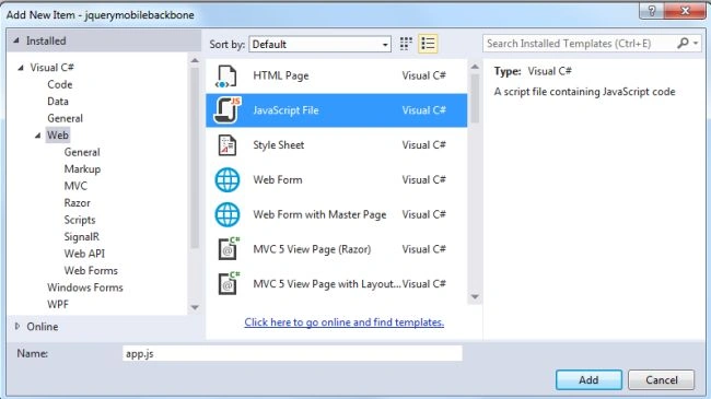 Add JavaSCript FIle