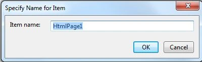 Set Name of the Page