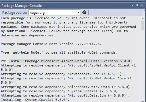 Console Window