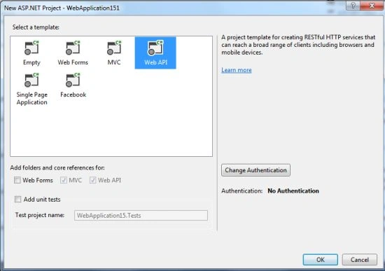 Select Web API