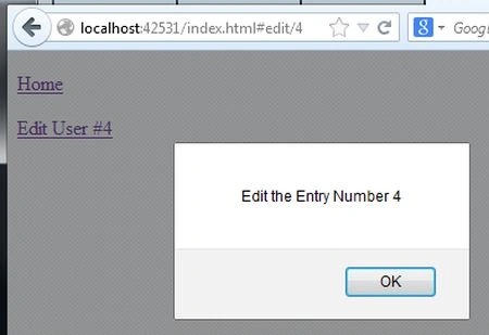 alert for Edit