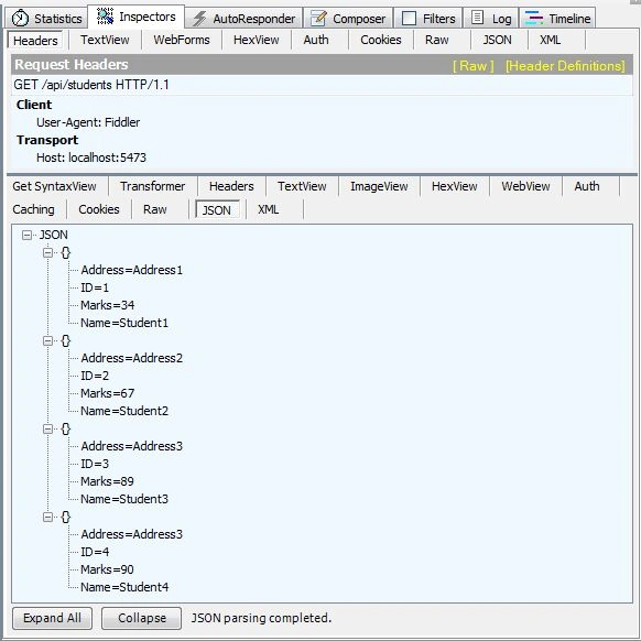 Select the Information
