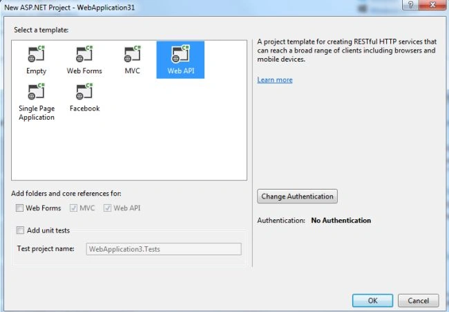 Select Web API