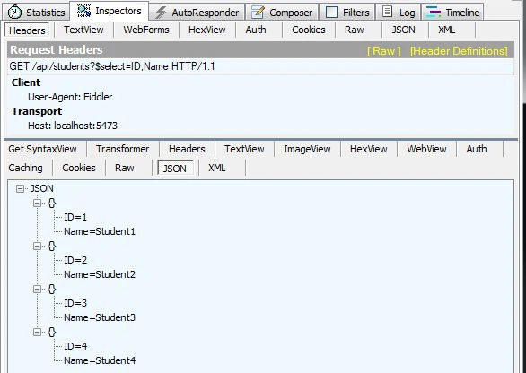 Use $select Cmmand