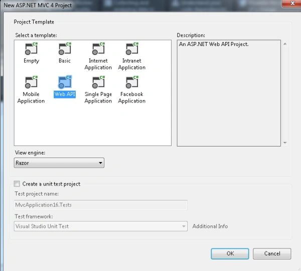 Select Web API