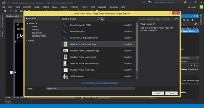 Windows phone protect page