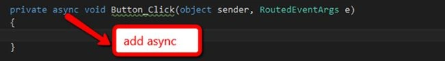 add async