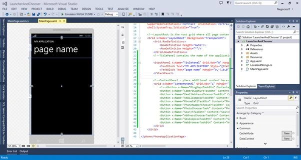 project screen