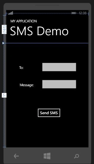 SMS Demo in Windows Phone