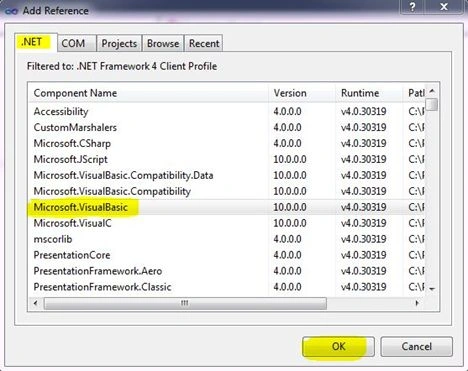 NET tab