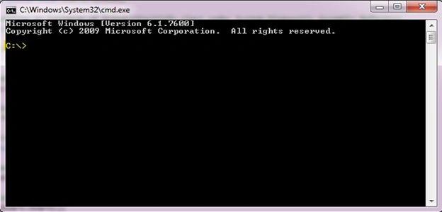 CMD Window open
