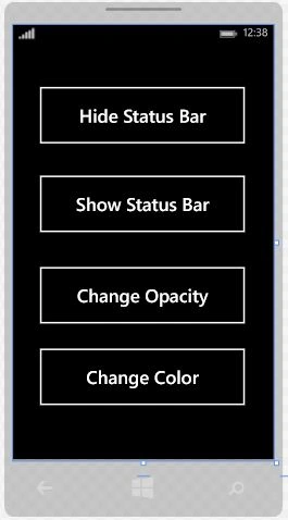 Button Controls of windows phone
