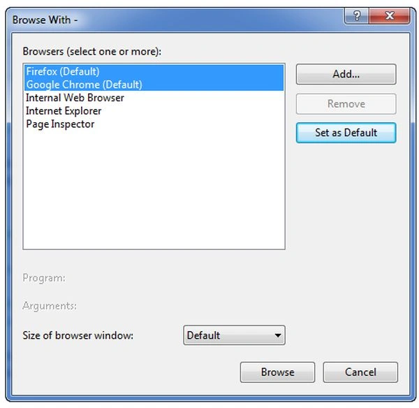 add browser
