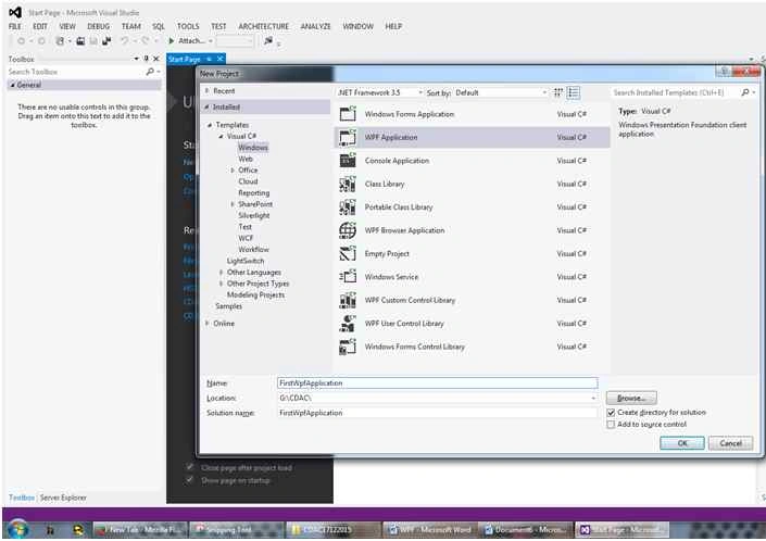 WPF Application