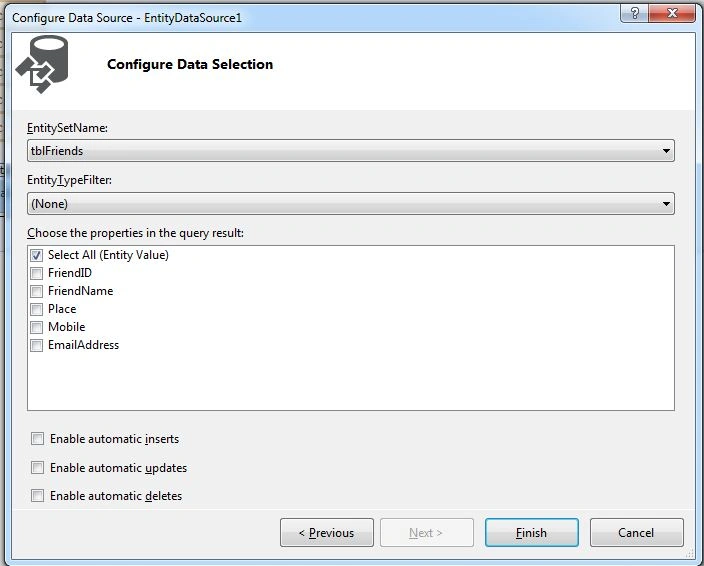 configure