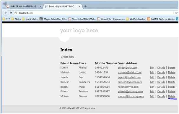DETAILS functionalities