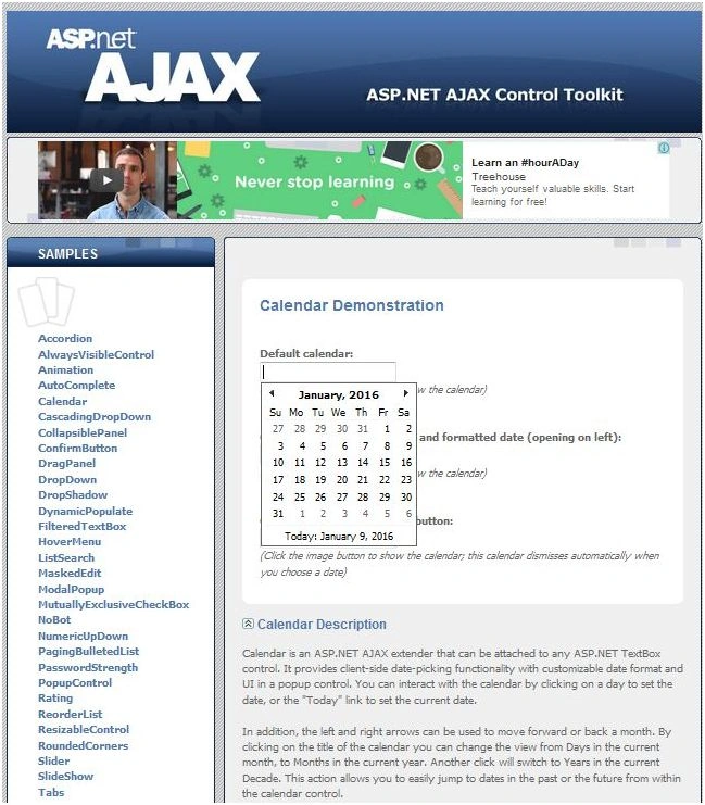Ajax Control Tool Kit