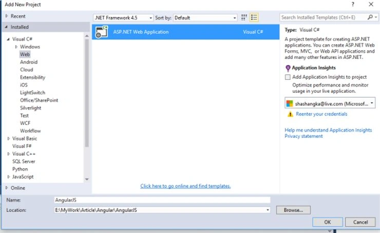 Web application