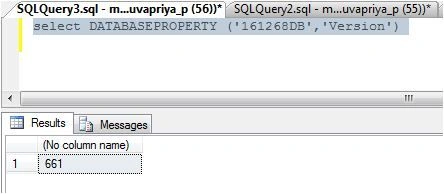 DATABASEPROPERTY