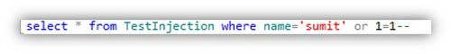 select query