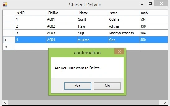Confirmation