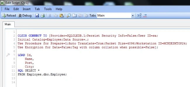 main data
