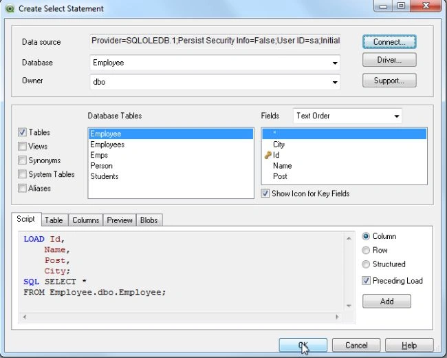 database