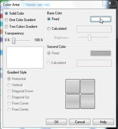 color area