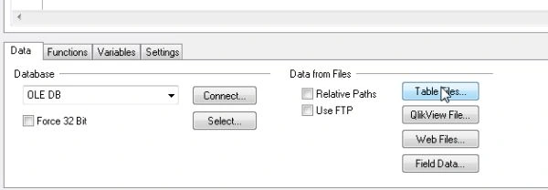 table file