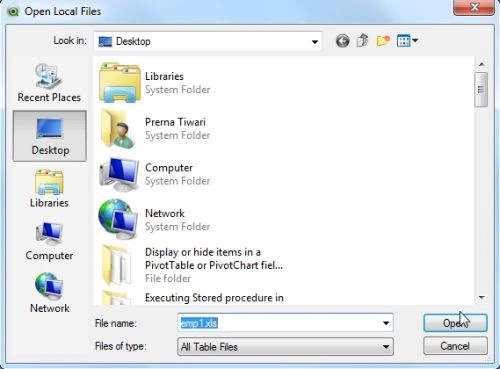 local file