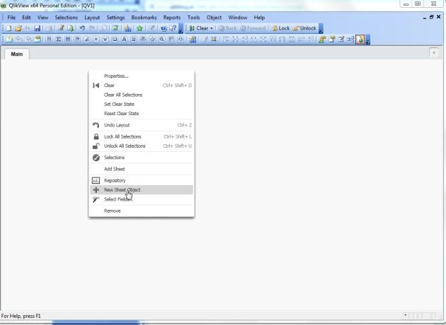 new sheet object