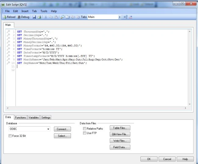 Go to Edit Script