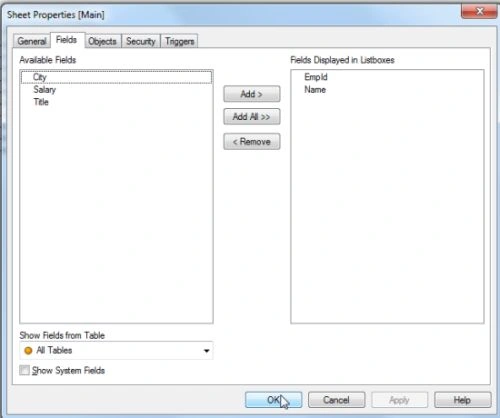 Sheet Property