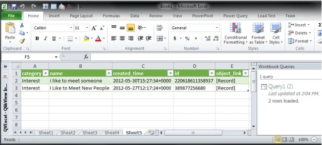 data