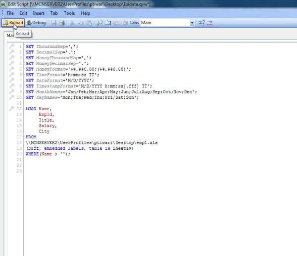 code of edit script