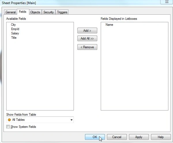 field select