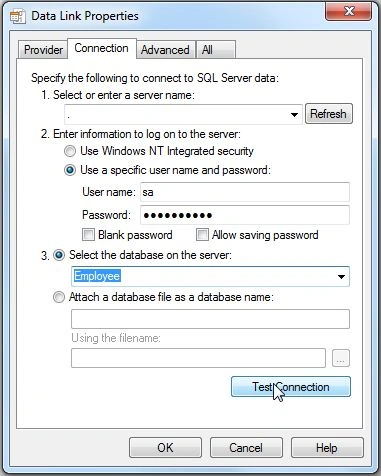 test connection