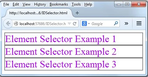 ElemnetSelector